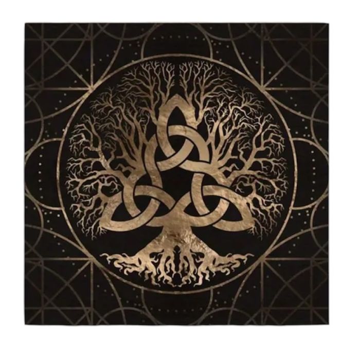 Hayat Ağacı Triquetra Altar Örtüsü