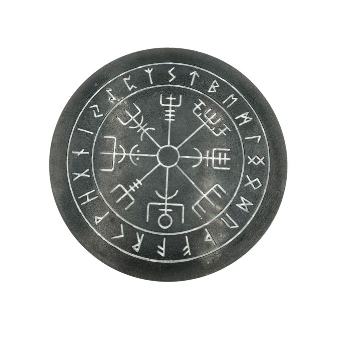 Vegvisir Rune Plaka Dekor - Kırılmaz